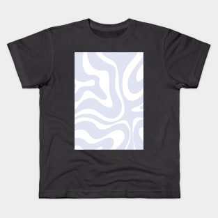 Abstract retro groovy print with waves Kids T-Shirt